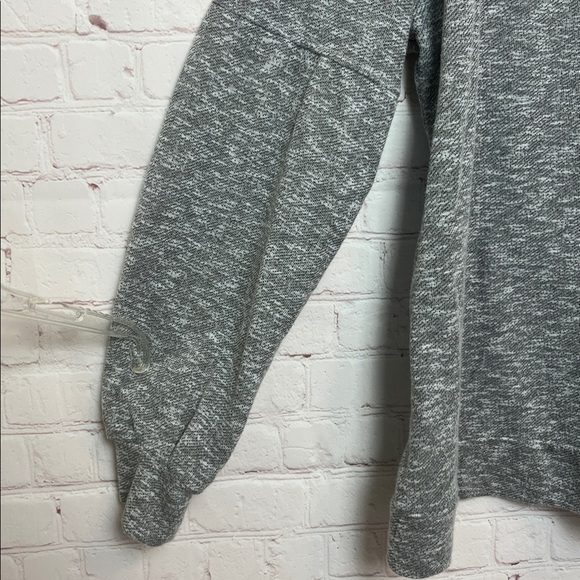 Lane Bryant Heathered Grey Terry Sweatshirt - Picture 4 of 10